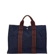 Hermès Vintage Pre-owned Canvas totevskor Blue, Herr