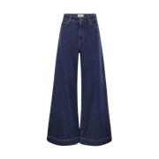 Max Mara Vega Denim Jeans för Kvinnor Blue, Dam