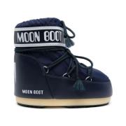 Moon Boot Icon Low Nylon Vinterstövlar Blue, Dam