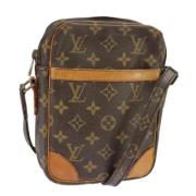 Louis Vuitton Vintage Pre-owned Canvas axelremsvskor Brown, Dam