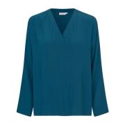 Masai Reflect Pond Topp med V-ringning Blue, Dam