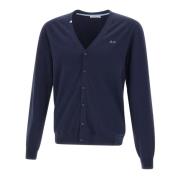 Sun68 Herr Cardigan Sweater, Navy Blue Blue, Herr