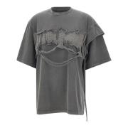 Ottolinger Dam bomull T-shirts och polos Gray, Dam