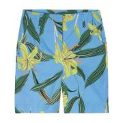 Luisa Cerano Blommig Damshorts Blue, Dam