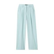 Luisa Cerano Turkos Straight Fit Dambyxor Blue, Dam