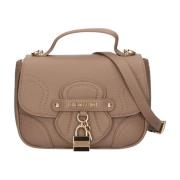 Love Moschino Beige PU Taupe Väska Beige, Dam