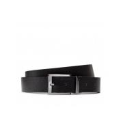 Emporio Armani Belts Black, Herr