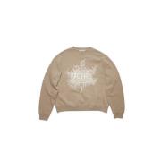 Acne Studios Snygg Sweatshirt för Män Beige, Herr