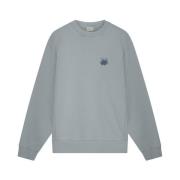 Filling Pieces Sweatshirt Broderad Knut Arona Gray, Unisex