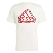 Adidas Vikt Badge Grafisk T-shirt White, Herr