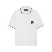 Amiri Core Logo Polo Vit T-shirts Polos White, Herr