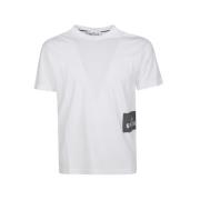 Stone Island Logo Sidan T-shirt White, Herr