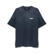 Represent Navy Blue Crew Neck T-shirt Blue, Herr