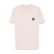 Stone Island Rosa T-shirt och Polo för Män Pink, Herr