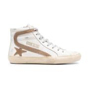 Golden Goose Slide Sneakers White, Dam