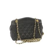 Chanel Vintage Pre-owned Tyg chanel-vskor Black, Dam