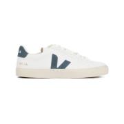 Veja Vita Sneakers Rund Tå Snörning Gummisula White, Herr