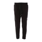 C.p. Company Svarta Fleecejoggers för Män Black, Herr