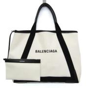 Balenciaga Vintage Pre-owned Canvas balenciaga-vskor White, Unisex