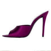 Saint Laurent Silke sandaler Purple, Dam