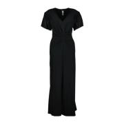 Victoria Beckham Svart Midi Klänning Black, Dam