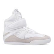 Chloé Cloudy Cream High-Top Sneakers White, Dam