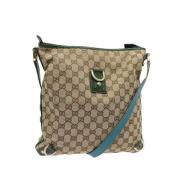 Gucci Vintage Pre-owned Canvas gucci-vskor Beige, Dam