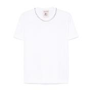 Semicouture Vita Crew Neck T-shirts och Polos White, Dam