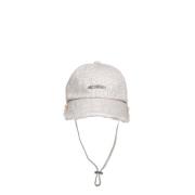 Jacquemus Kronärtskocka Hatt Krokodil Beige Beige, Dam