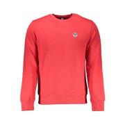 North Sails Borstad Bomullssweatshirt med Applique-logotyp Red, Herr