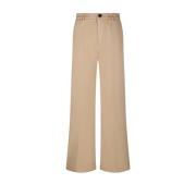 Forte Forte Kamel Wide Leg Pant Brown, Dam