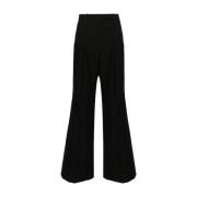 Givenchy Randig Wide Leg Byxor Black, Dam