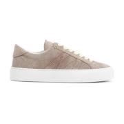 Moncler Låg Topp Beige Sneakers Beige, Dam