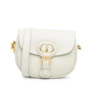 Dior Vintage Pre-owned Laeder crossbodyvskor White, Dam