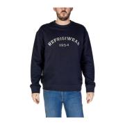 RefrigiWear Bomullströja med Sweatshirt Design Blue, Herr