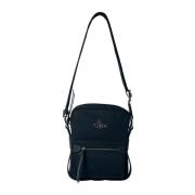 Vivienne Westwood Crossbodyväska med Logoplakett Black, Herr