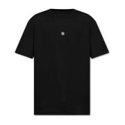 Givenchy T-shirt med 4G-broderi Black, Herr