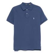 Polo Ralph Lauren Anpassad Slim Fit Bomull Mesh Polo Blue, Herr