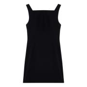 Givenchy Crepe- och satinklänning Black, Dam