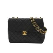 Chanel Vintage Pre-owned Laeder chanel-vskor Black, Dam