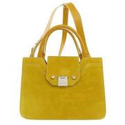 Jimmy Choo Pre-owned Pre-owned Mocka handvskor Yellow, Dam