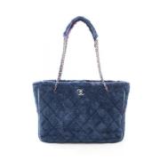 Chanel Vintage Pre-owned Ylle chanel-vskor Blue, Dam