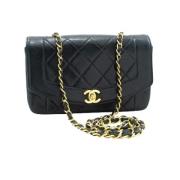 Chanel Vintage Pre-owned Laeder axelremsvskor Black, Dam