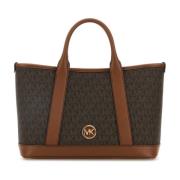 Michael Kors Luisa Canvas Shopping Bag Brown, Dam