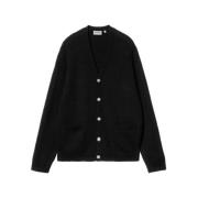 Carhartt Wip Alpacka Nylon Akryl Cardigan Tröja Black, Dam