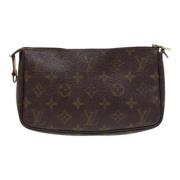 Louis Vuitton Vintage Pre-owned Canvas kuvertvskor Brown, Dam