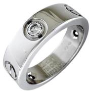 Cartier Vintage Pre-owned Silver ringar Gray, Dam