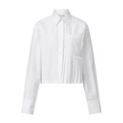 Sportmax Veckad Hemdbluse Deborah White, Dam