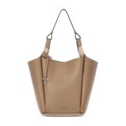 Tod's Trapezoid Shopper Väska Brown, Dam