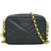 Chanel Vintage Pre-owned Laeder chanel-vskor Black, Dam